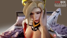 Widowmaker and Mercy POV on bed